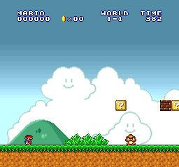 Super Mario All-Stars (Europe) In game screenshot
